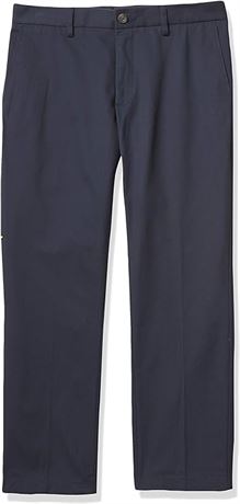 36Wx32L  Essentials Mens Slim-Fit Wrinkle-Resistant Flat-Front Chino Pant