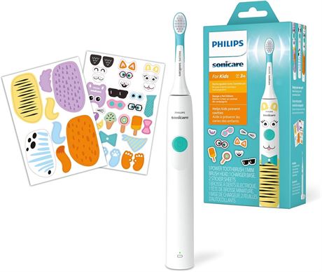 Philips Sonicare for Kids Design-A-Pet Rechargeable Electric Toothbrush, HX3601