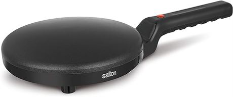 Salton Electric Crepe Maker With Bonus Batter Dish and Spatula