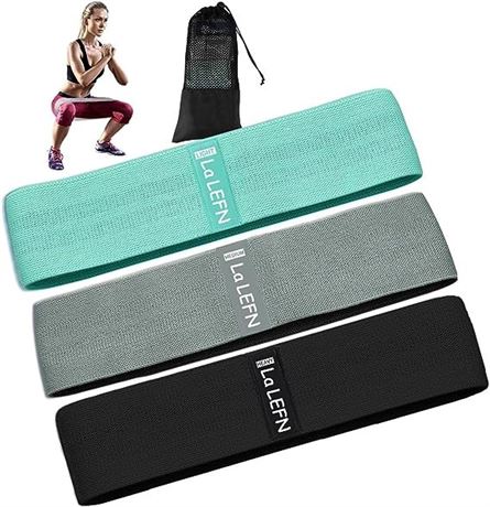 Resistance Bands for Legs and Butt,Fabric Workout Bands,Thick Wide Non Slip