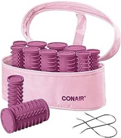 Conair Instant Heat Compact Hot Rollers; Pink