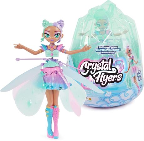 Crystal Flyers, Pastel Kawaii Doll Magical Flying Toy with Lights