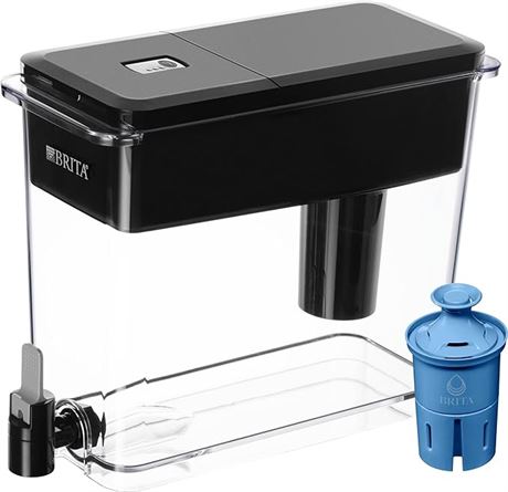 Brita 27 Cup Elite Filter Dispenser, Reduces 30+ Contaminants including Lead