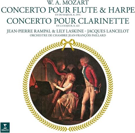 Mozart: Concerto for flute & harp Clarinet Concerto (Vinyl)