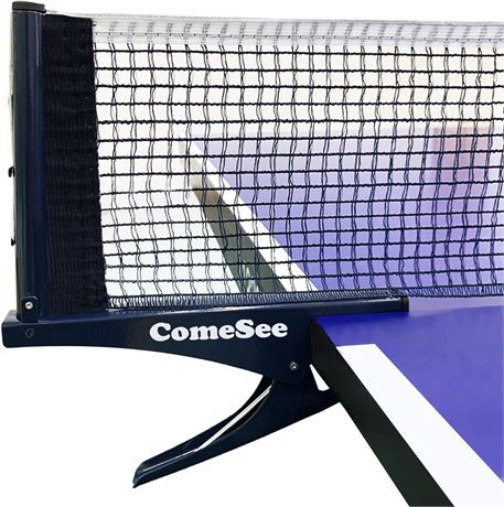 Comesee Kioos Collapsible Table Tennis Net Professional Steel Pingpong Net Clip