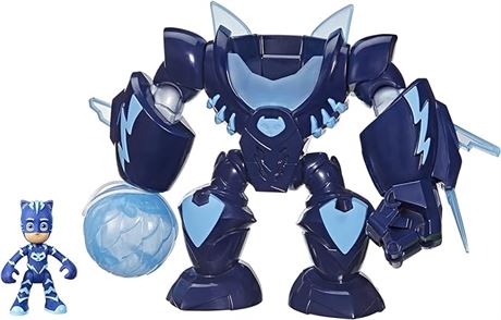 PJ Masks Robo-Catboy Preschool Toy with Lights and Sounds for Kids Ages 3 and Up
