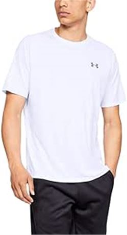 XXL - Under Armour mens Tech 2.0 Short-Sleeve T-Shirt , White (100)/Overcast Gr
