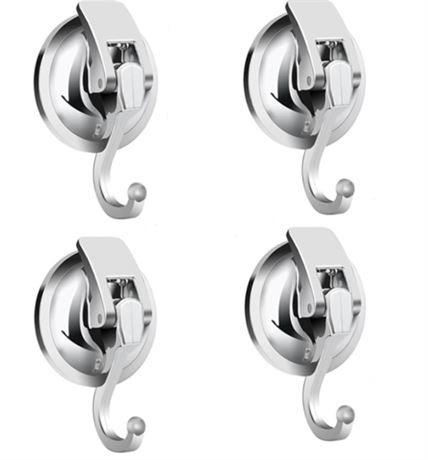 Heavy Duty Vacuum Suction Cups Hooks (4Pack)
