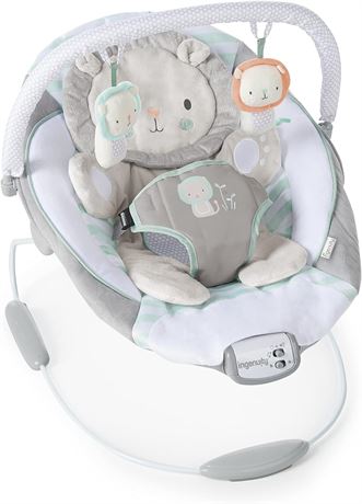 Ingenuity Cradling Bouncer Seat with Vibration & Melodies- Landry The Lion