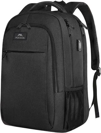 MATEIN Extra Large Backpack, 17 Inch Travel Laptop Backpack with USB Charging