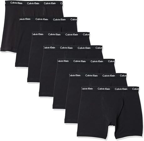 MED 7pk - Calvin Klein Mens Cotton Stretch Megapack Boxer Briefs