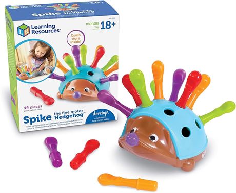 Learning Resources Spike The Fine Motor Hedgehog, Fine Motor and Sensory Toy