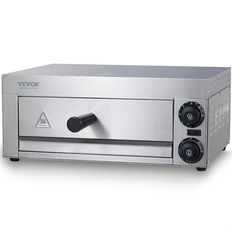 VEVOR Electric Countertop Pizza Oven 12-inch, 1500W Commercial Pizza Oven