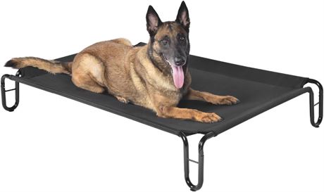 pettycare Elevated Outdoor Dog Bed - Raised Dog Bed for Large Dogs, Waterproof