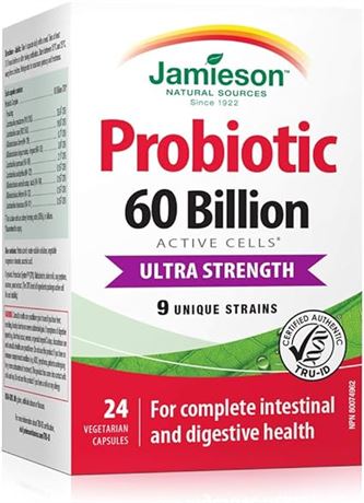 Jamieson Probiotic 60 Billion 24 Capsules