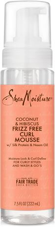 Shea Moisture Frizz-Free Curl Mousse,222 ml