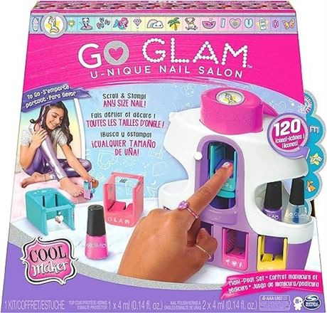 Cool Maker, GO Glam U-nique Nail Salon with Portable Stamper