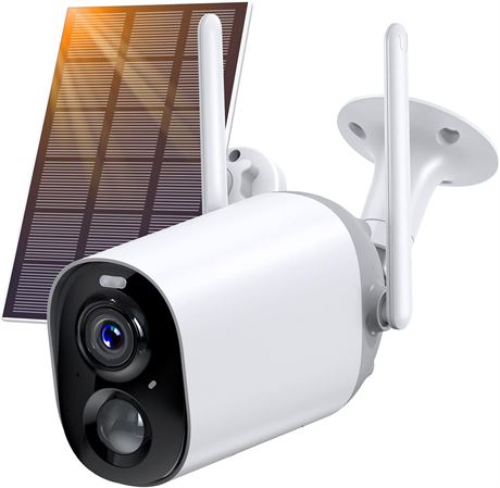Netvue Security Cameras Wireless Outdoor, Camera Surveillance Exterieur 2K Color