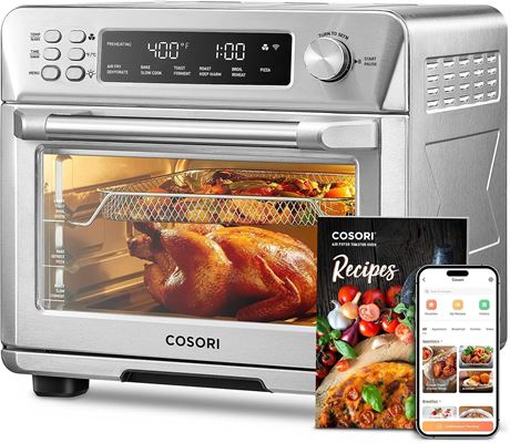 COSORI Smart 12-in-1 Air Fryer Toaster Oven Combo, Airfryer Convection Oven