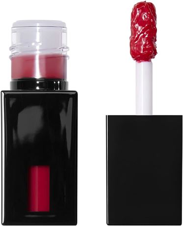 e.l.f. Cosmetics Glossy Lip Stain, Lightweight, Fiery Red , 1mL