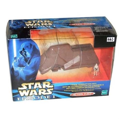 Star Wars Episode I Trade Federation MTT (1998) Galoob Toy w/ Battle Droid Mini