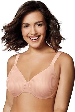 40B Playtex Women's Secrets All over Smoothing Full-Figure Wirefree Bra US4707