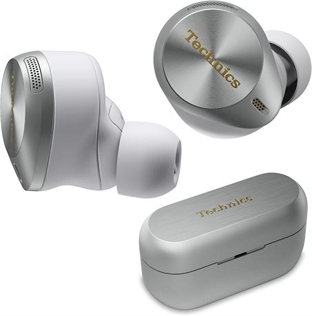 Technics EAH-AZ80 True Wireless Noise Cancelling Earbuds - Silver