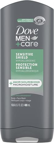 Dove Men + Care Sensitive Shield Body and Face Wash 400ml