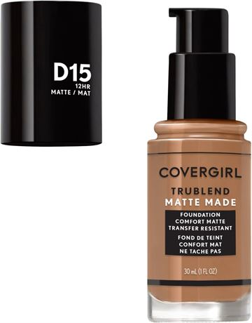 COVERGIRL - TruBlend Matte Made Foundation -  Warm Tawny - D15