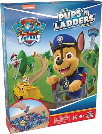 PAW Patrol Pups ‘N Ladders Game, PAW Patrol Toys Toddler Toys Kids Toys,