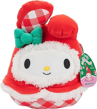 Squishmallows 8" My Melody Christmas - Official Kellytoy New 2023 Holiday Plush