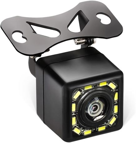 Backup Camera for Car, Car Rear View Reverse Camera 12 LED Night Vision