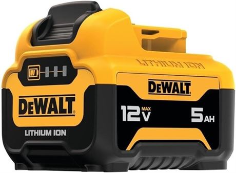 DEWALT 12V MAX* 5.0AH Lithium Ion Battery Pack (DCB126)