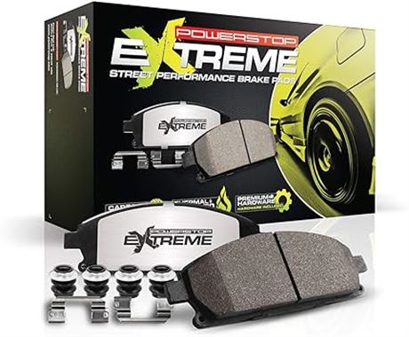 Power Stop Z26-1718 Z26 Extreme Performance Carbon-Ceramic Rear Brake Pad Set