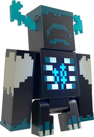 Minecraft Warden Action Figure with Lights, Sounds & Attack Mode