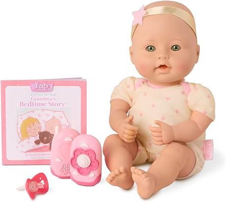 Baby Sweetheart by Battat – Bed Time 12-inch Soft-Body Newborn Baby Doll