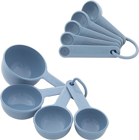 KitchenAid - Measuring Cups and Spoons Set, 9-Piece Nesting Measuring Spoons