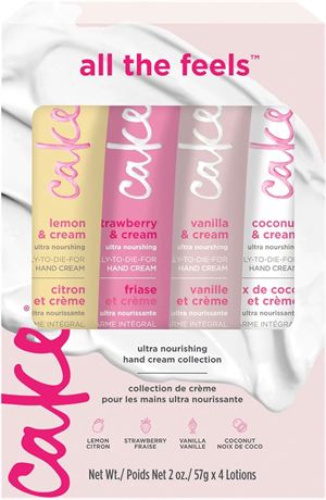 Delectable by Cake Beauty Assorted Ultra Nourishing Hand Cream Set (Set of 4)