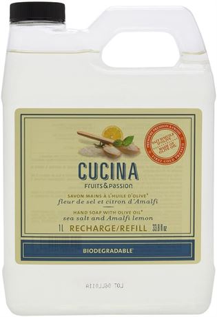 Cucina Hand Soap Refill with Olive Oil by Fruits & Passion - Sea Salt