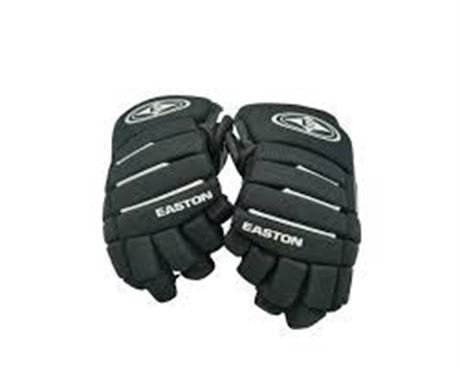 Easton Synergy 50 Black Junior Ice Hockey Gloves - Size 9-23cm