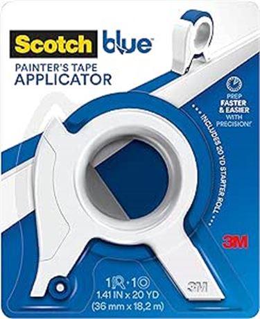 1.41 in. x 20 yd. ScotchBlue Painter's Tape Applicator, White