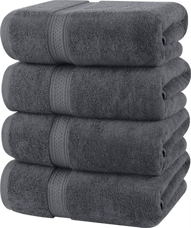 Utopia Towels 4 Pack Premium Bath Towels Set, (27 x 54 Inches)