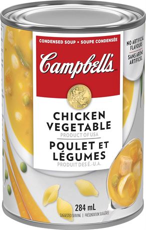 Campbell's Chicken Vegetable Soup, 284 mL (12 pack )