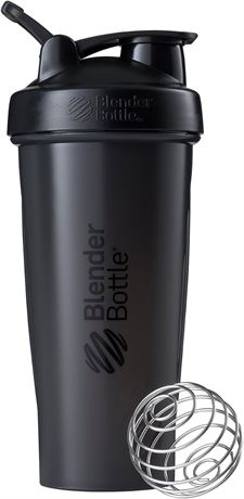 BlenderBottle Classic Shaker Bottle Perfect for Protein Shakes and Pre Workout