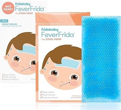 FridaBaby Cool pads for kids fever discomfort by fridababy, 5 Count