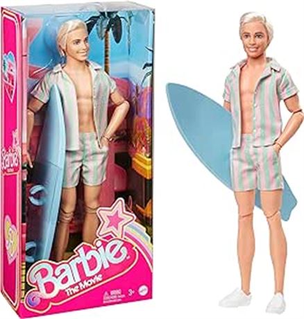 Barbie the Movie Ken Doll Wearing Pastel Pink