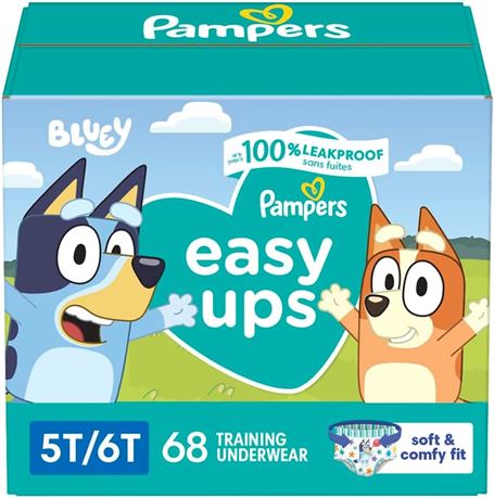 Size 7 (5T-6T) 68Ct - Pampers Potty Training Underwear for Toddlers