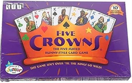 Five Crowns Card Game,5 Suited Rummy,Style Card Game,Have Fun and Fun with Frien