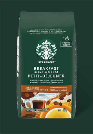 320g Starbucks® Breakfast Blend Ground Coffee