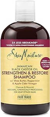 384ml Shea Moisture Jamaican Black Castor Oil Stengthen & Restore shampoo
